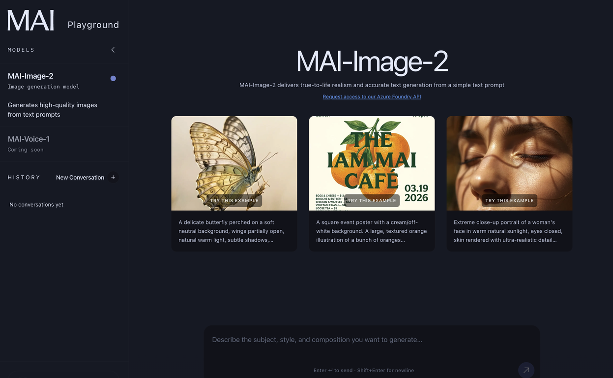 MAI Image website