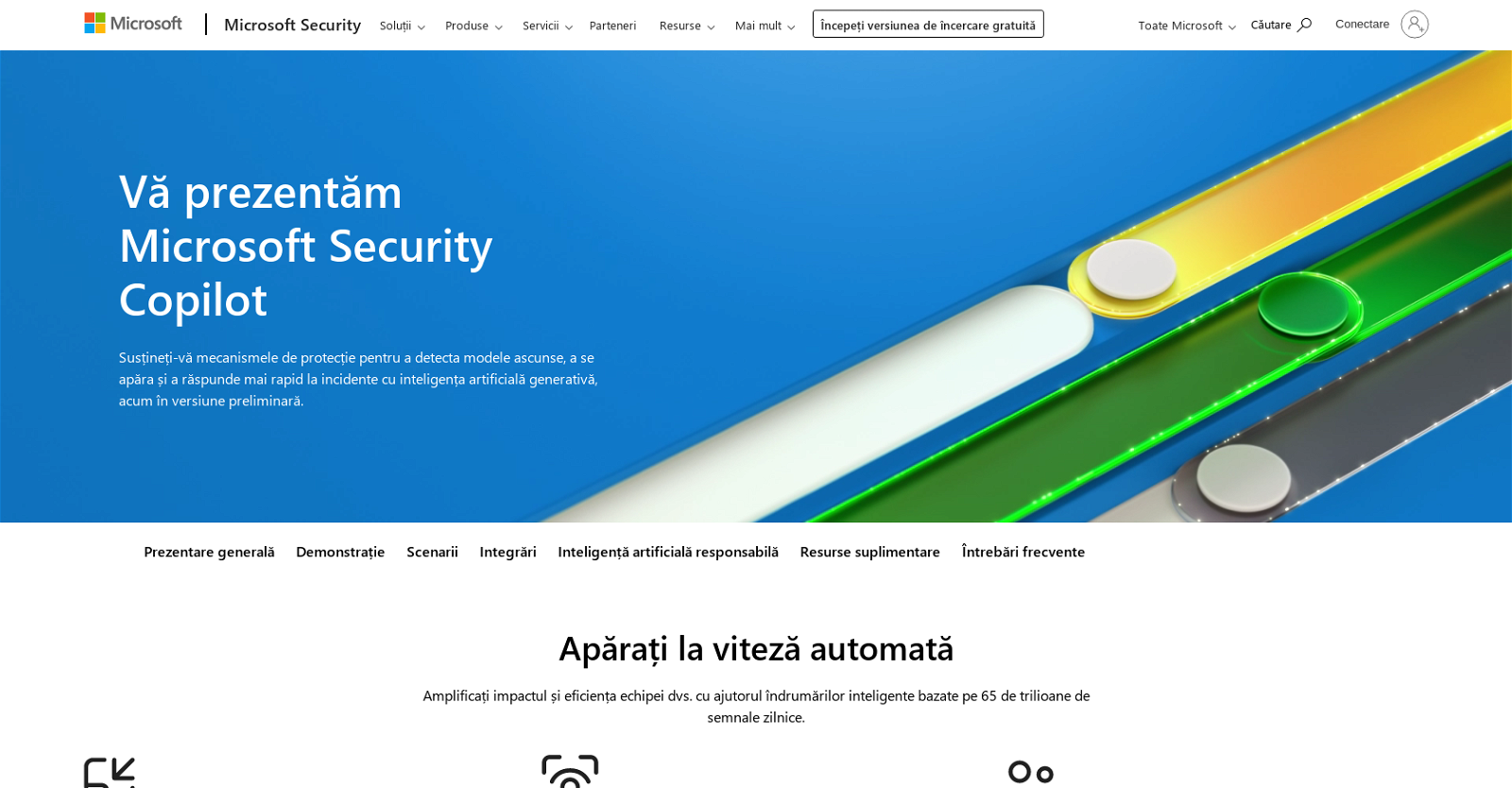 Microsoft Security Copilot website