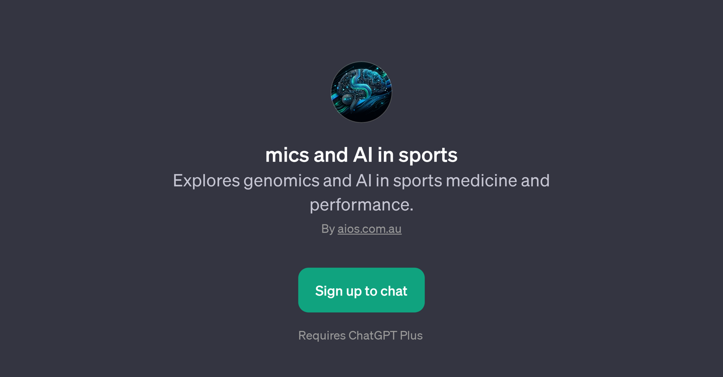 mics and AI in sports website