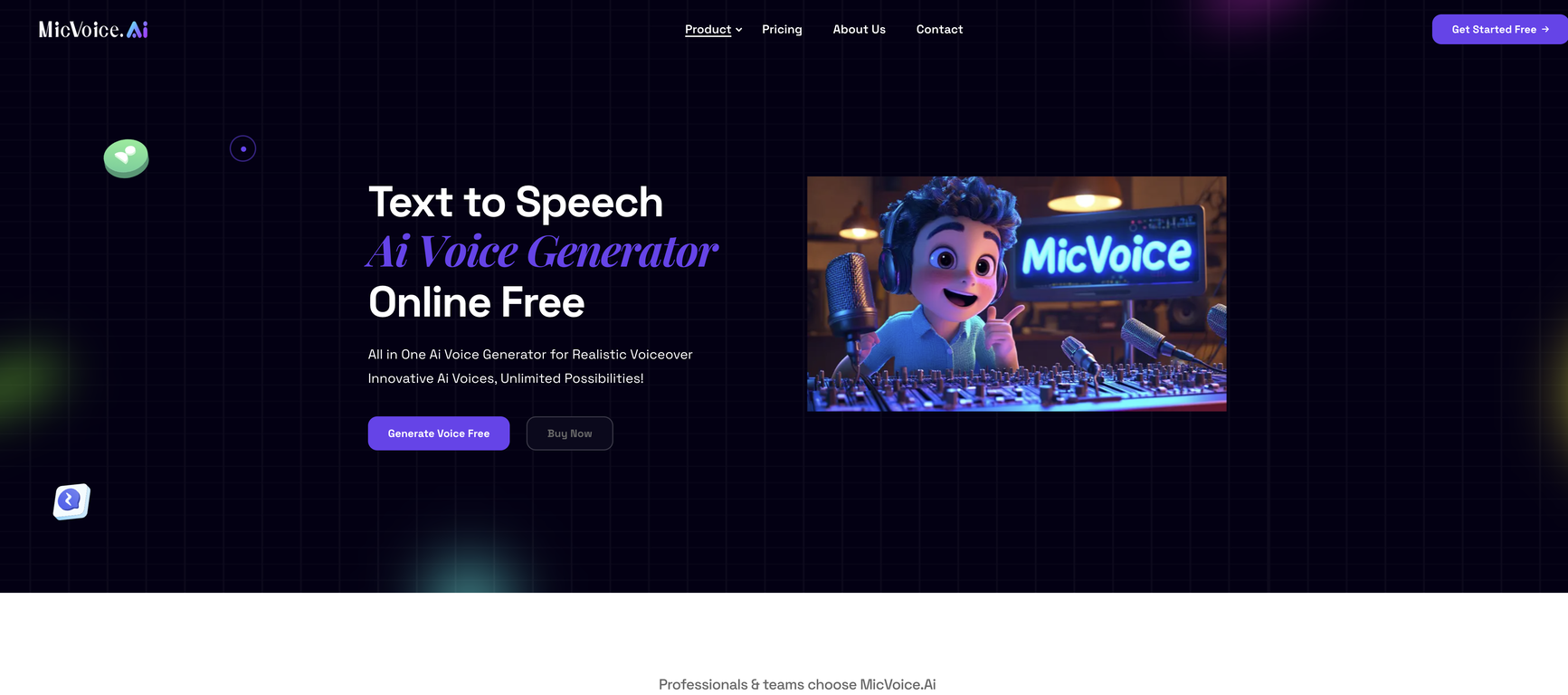 MicVoice.AI website