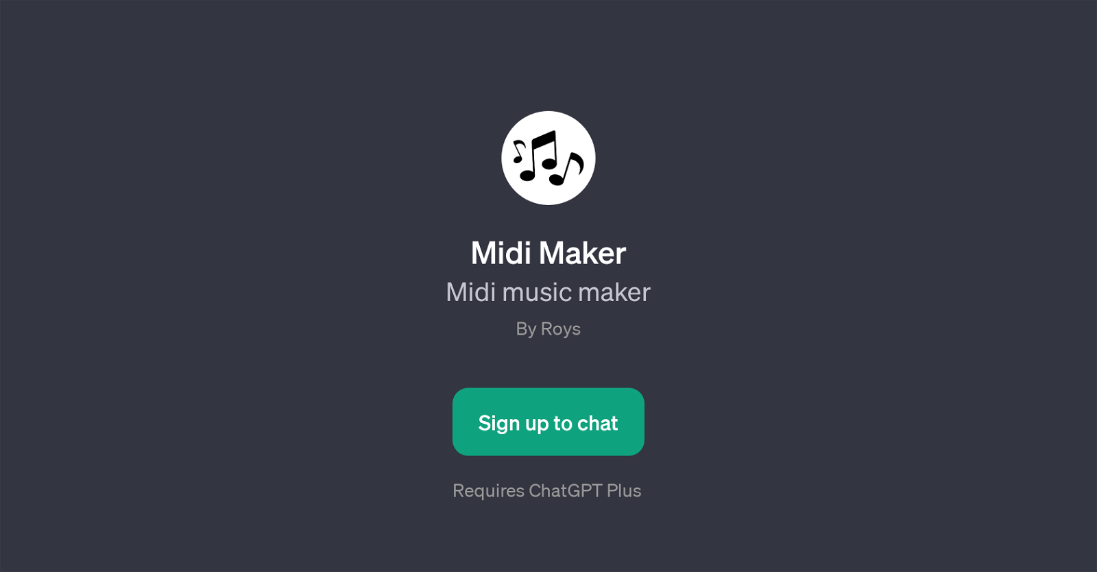 Midi Maker website
