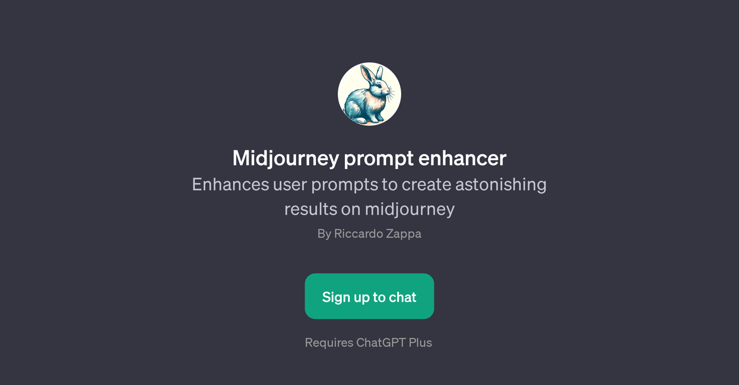 Midjourney Prompt Enhancer website