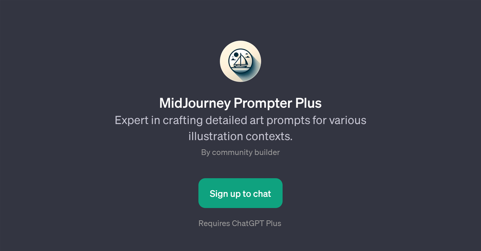 MidJourney Prompter Plus website