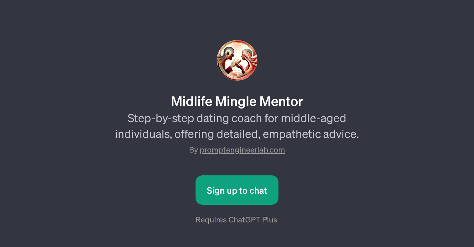 Midlife Mingle Mentor website