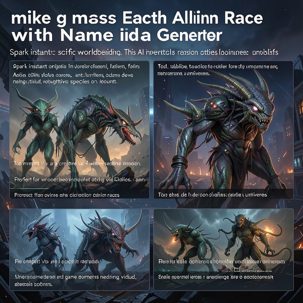 mike g mass effect alien race with name idea gener website
