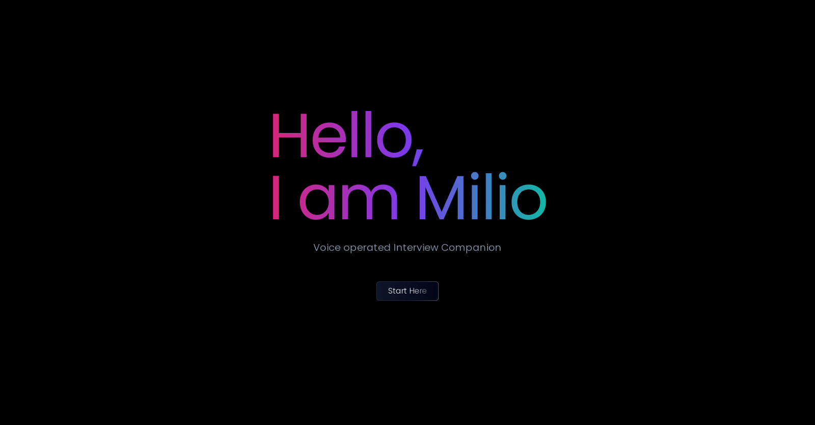 Milio website