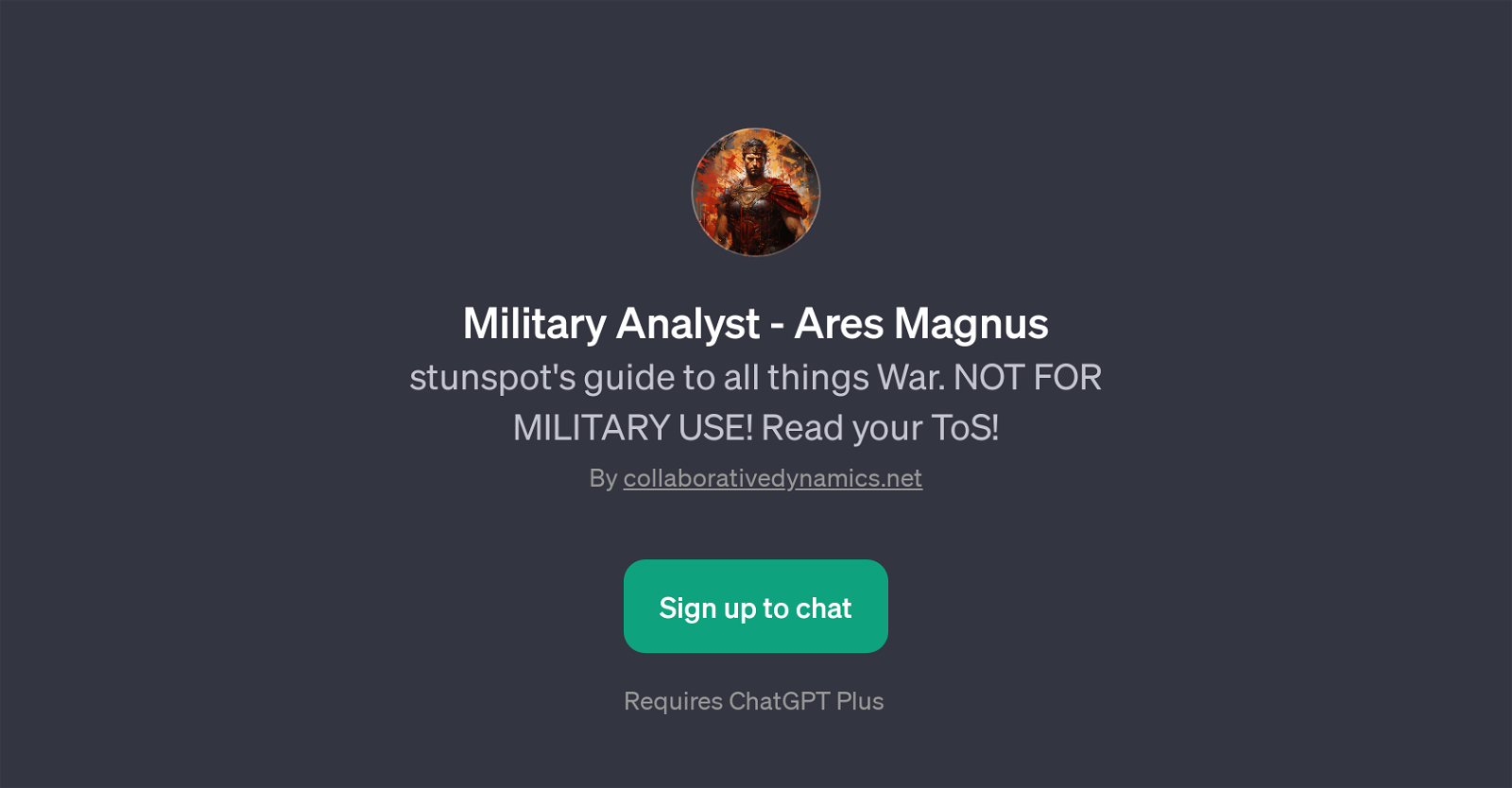 Military Analyst - Ares Magnus website
