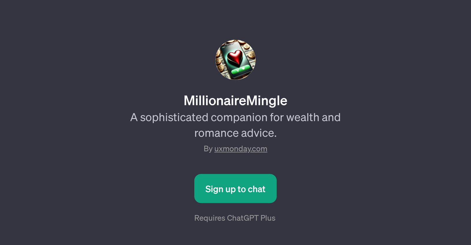 MillionaireMingle website
