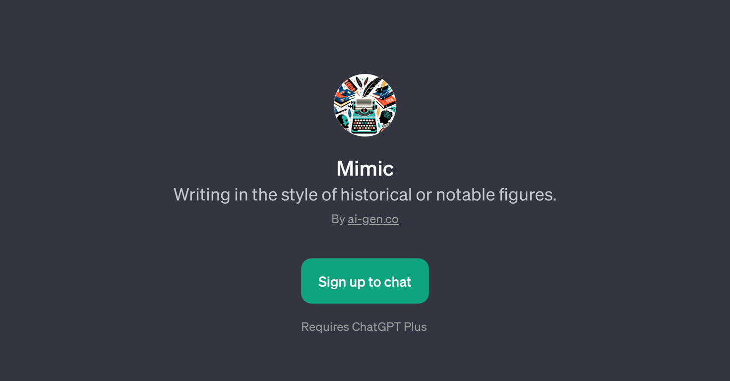 Mimic website