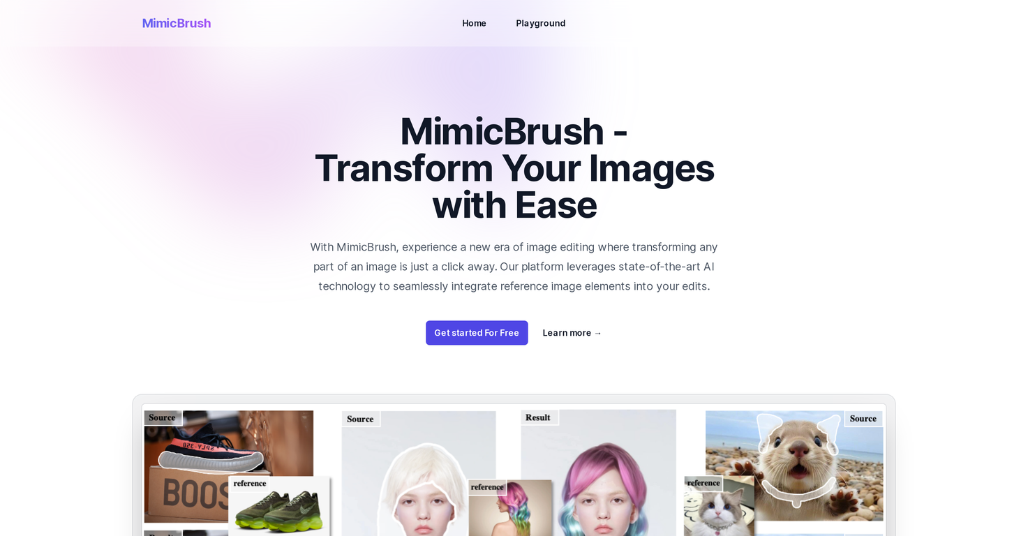 MimicBrush website