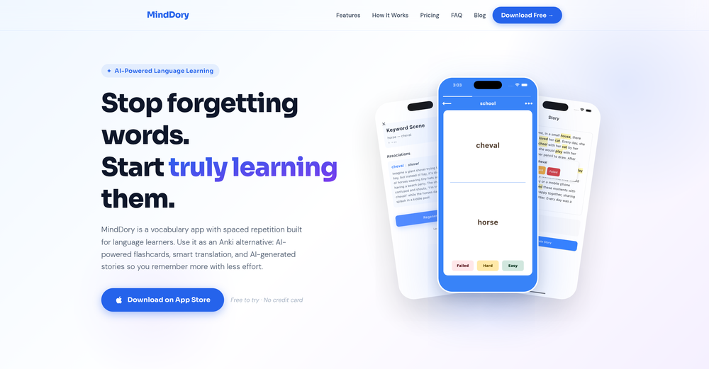 MindDory website
