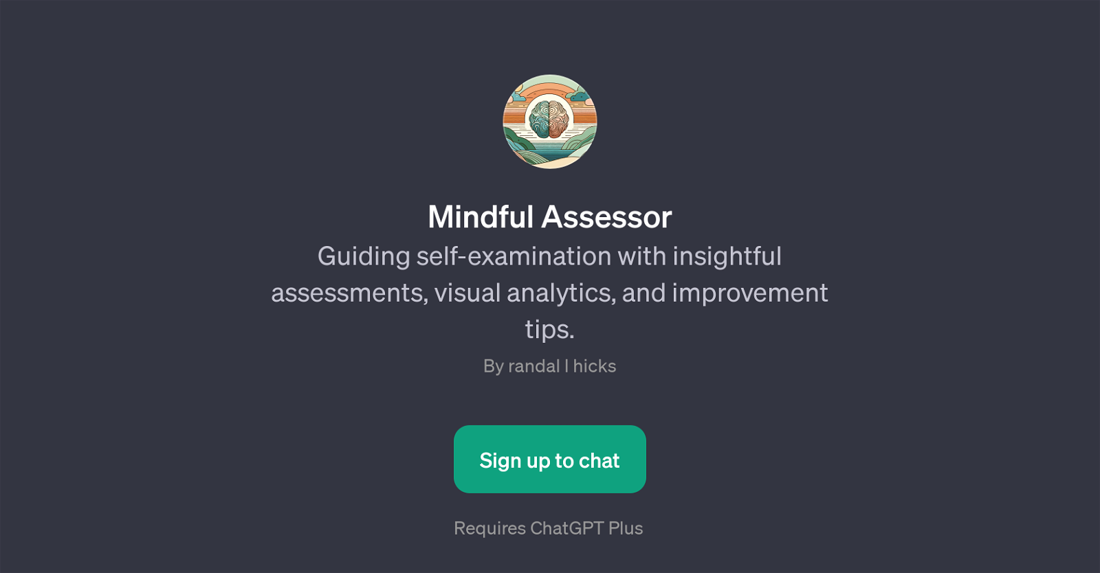 Mindful Assessor website