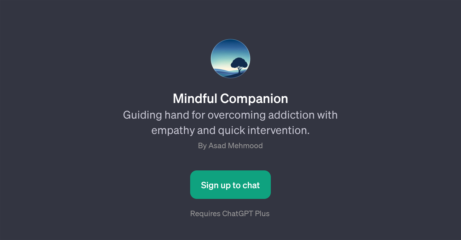 Mindful Companion website