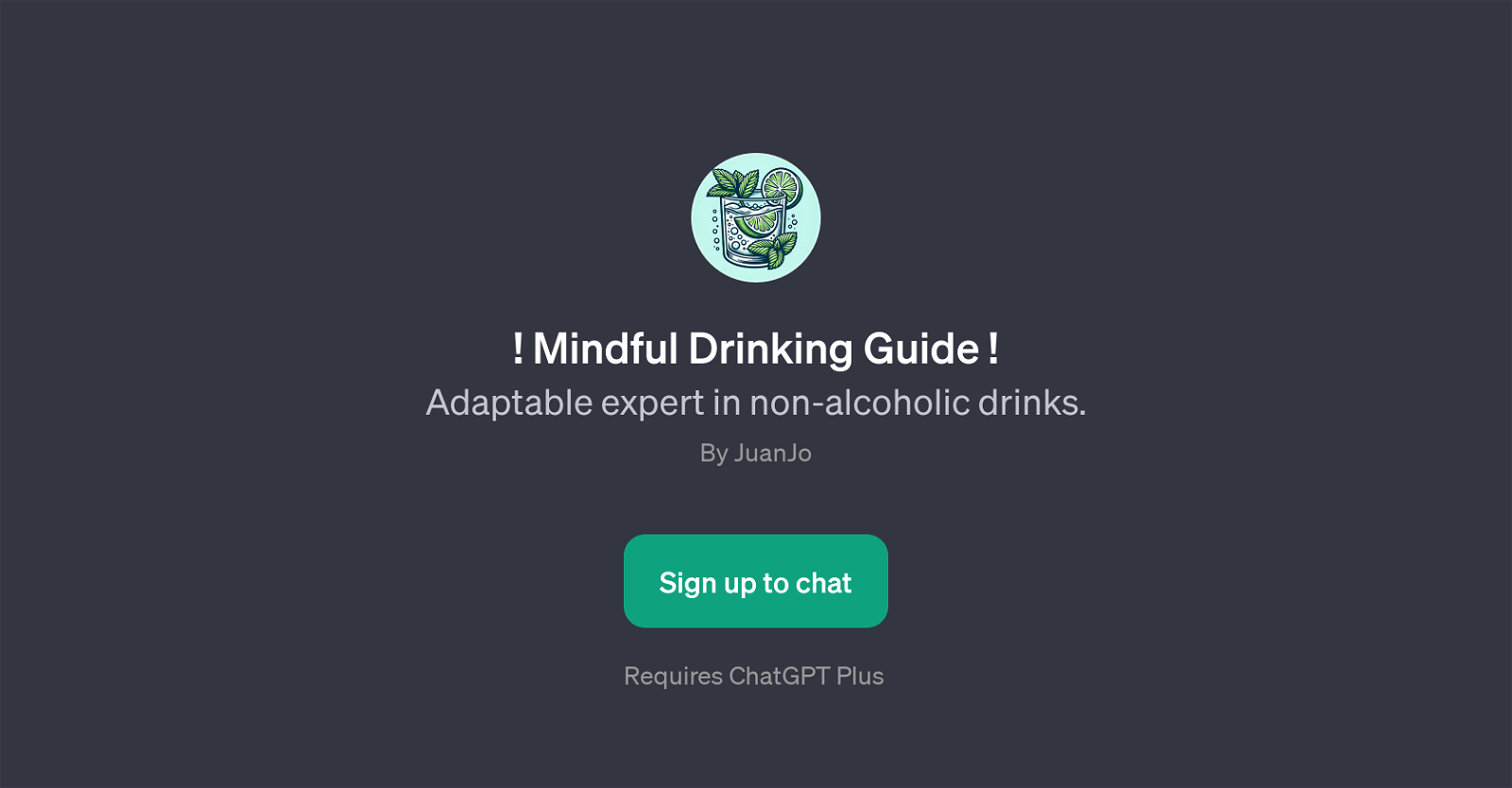 Mindful Drinking Guide website