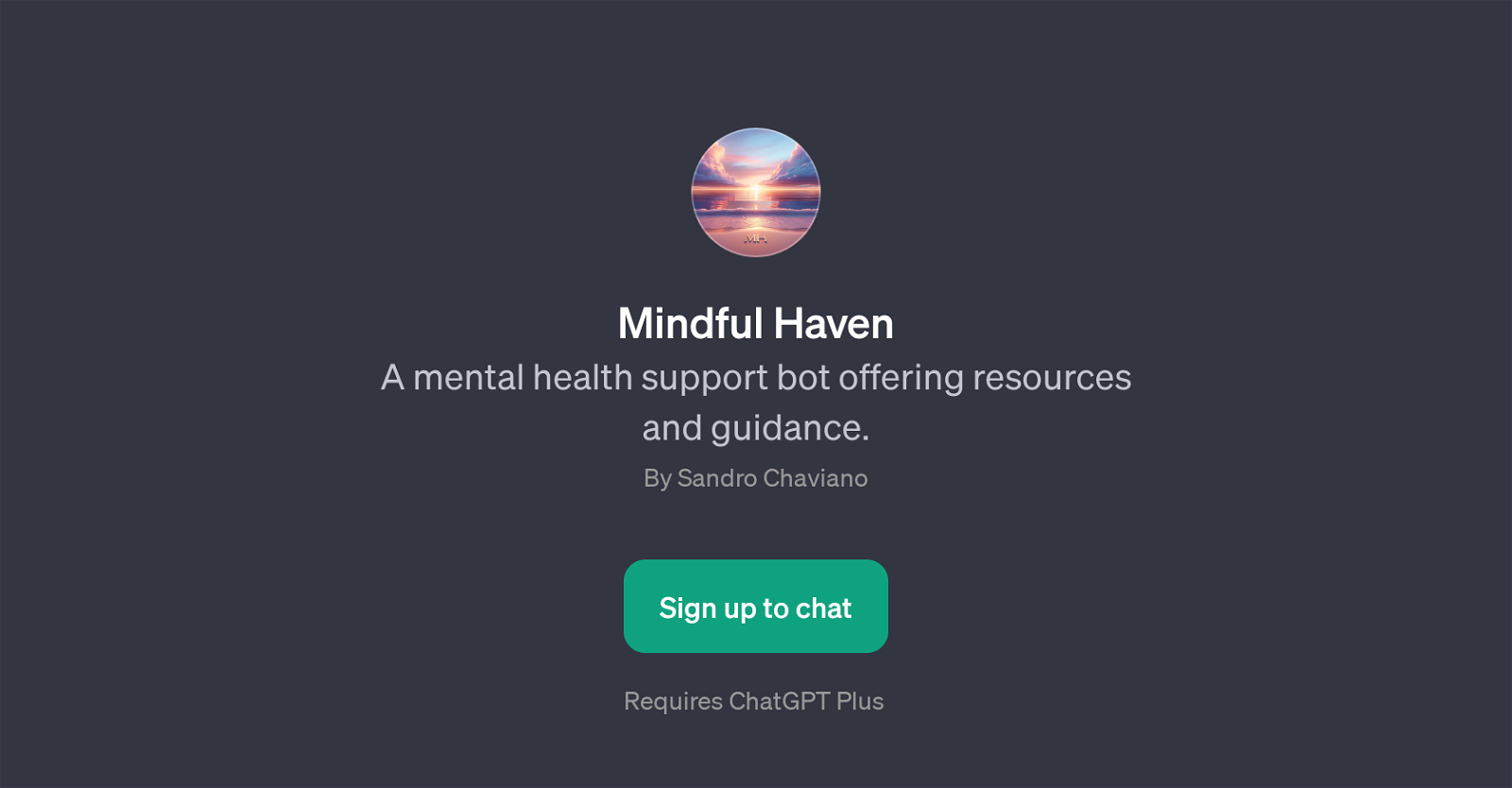 Mindful Haven website