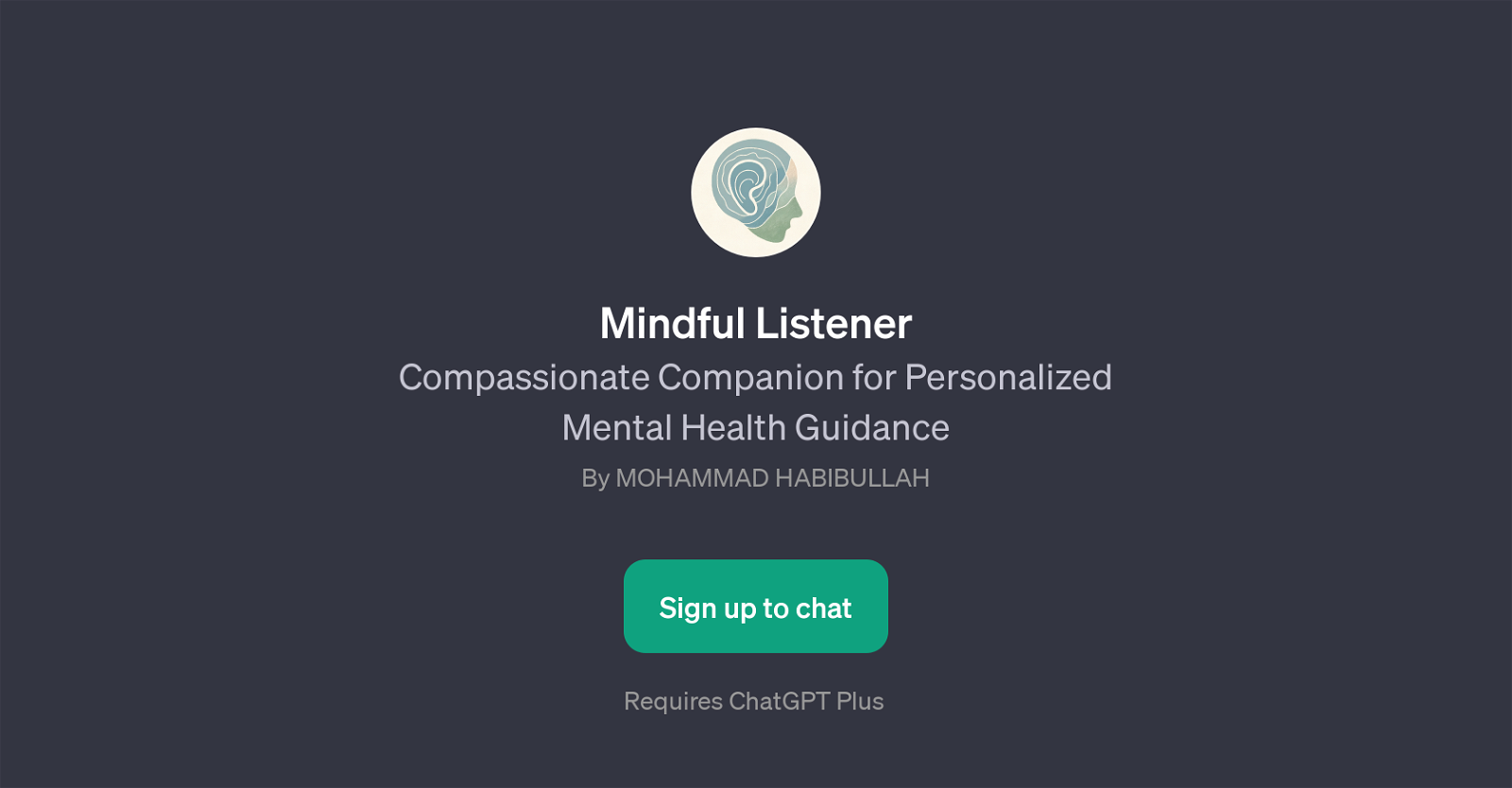 Mindful Listener website
