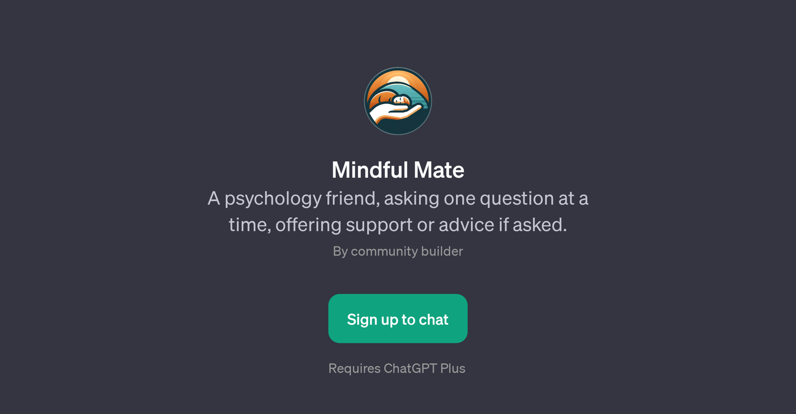Mindful Mate website