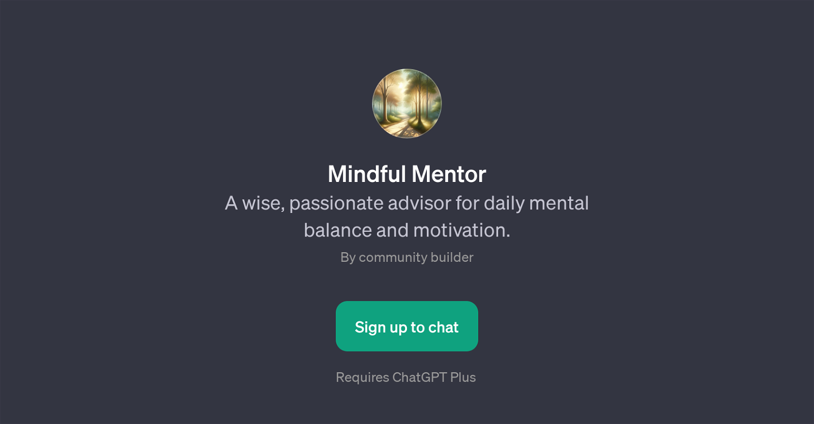Mindful Mentor website