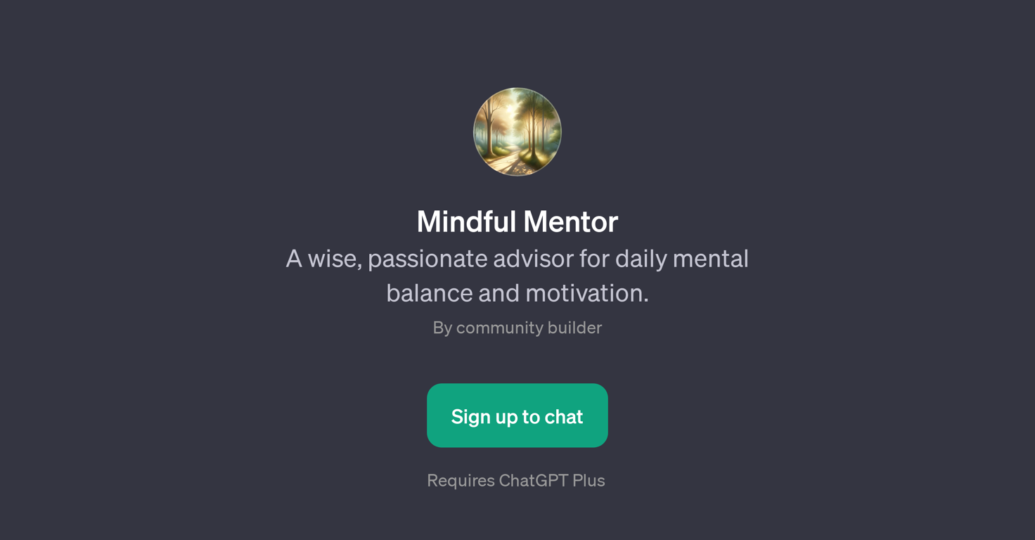 Mindful Mentor website