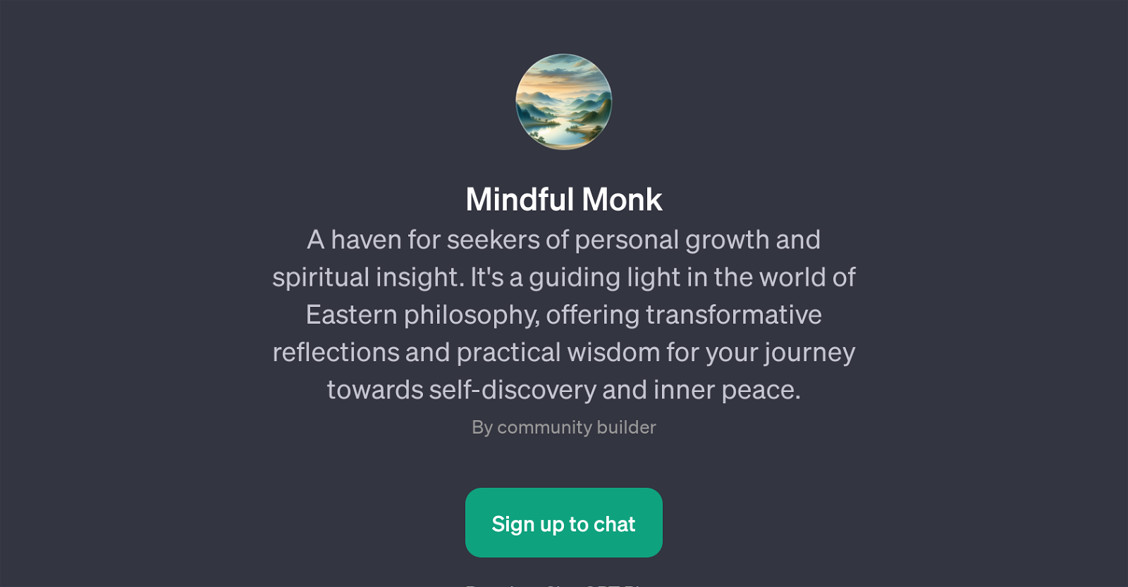 Mindful Monk website