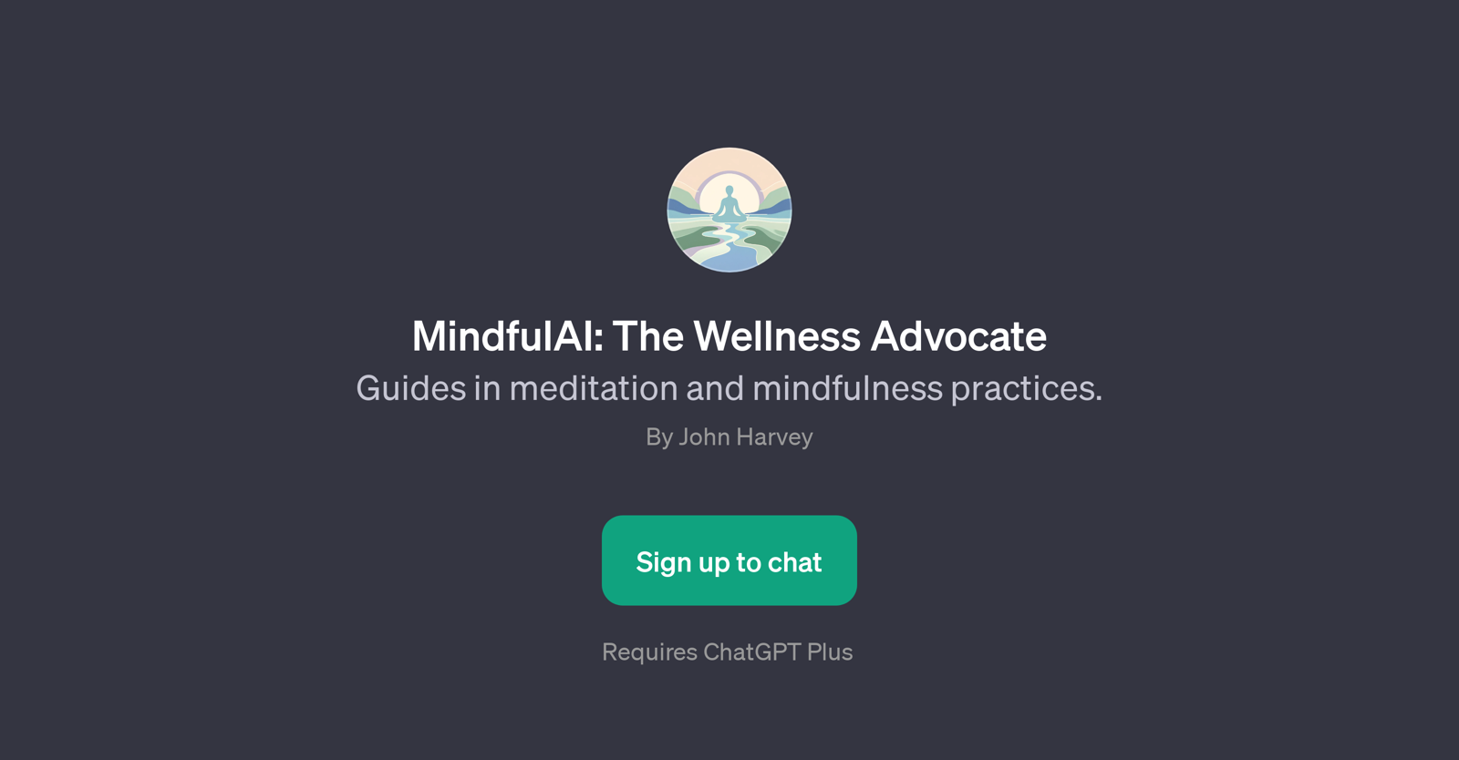 MindfulAI: The Wellness Advocate website