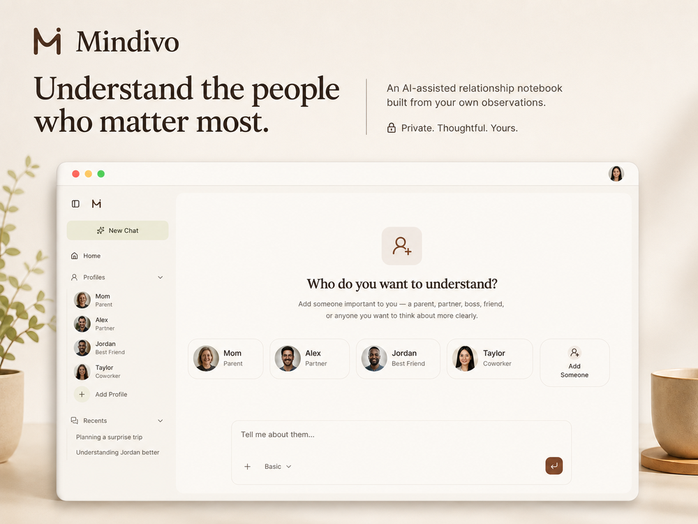 Mindivo AI website