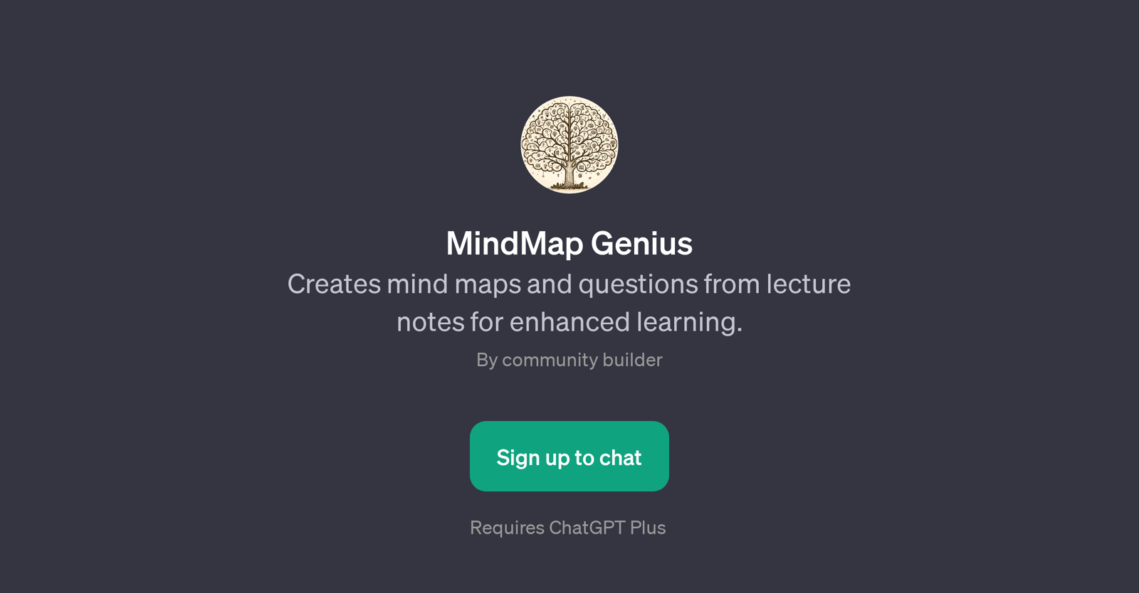 MindMap Genius website