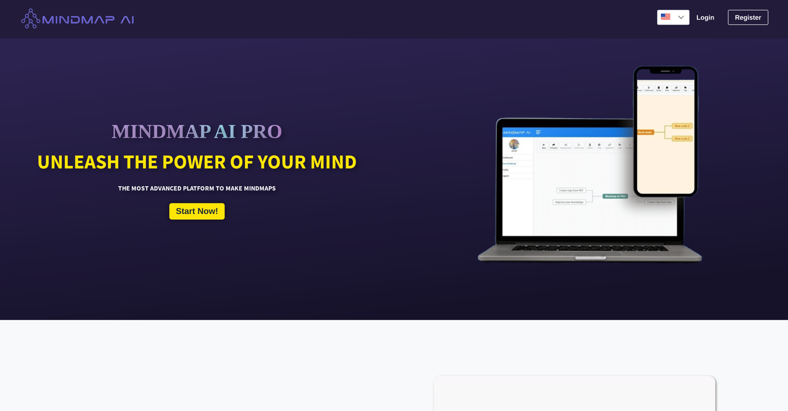 MindmapAI website