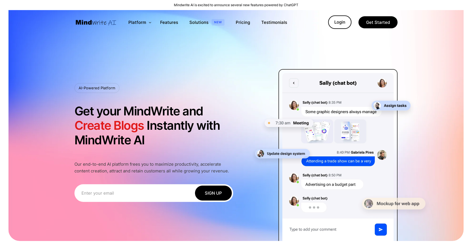 Mindwrite And 267 Other AI Tools For Content generation