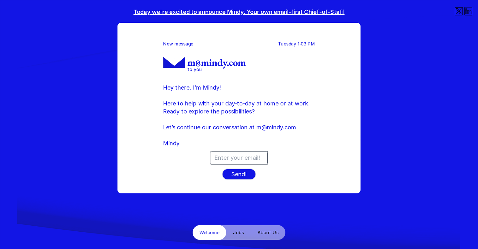 Mindy website