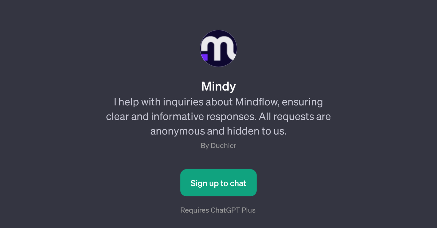 Mindy website