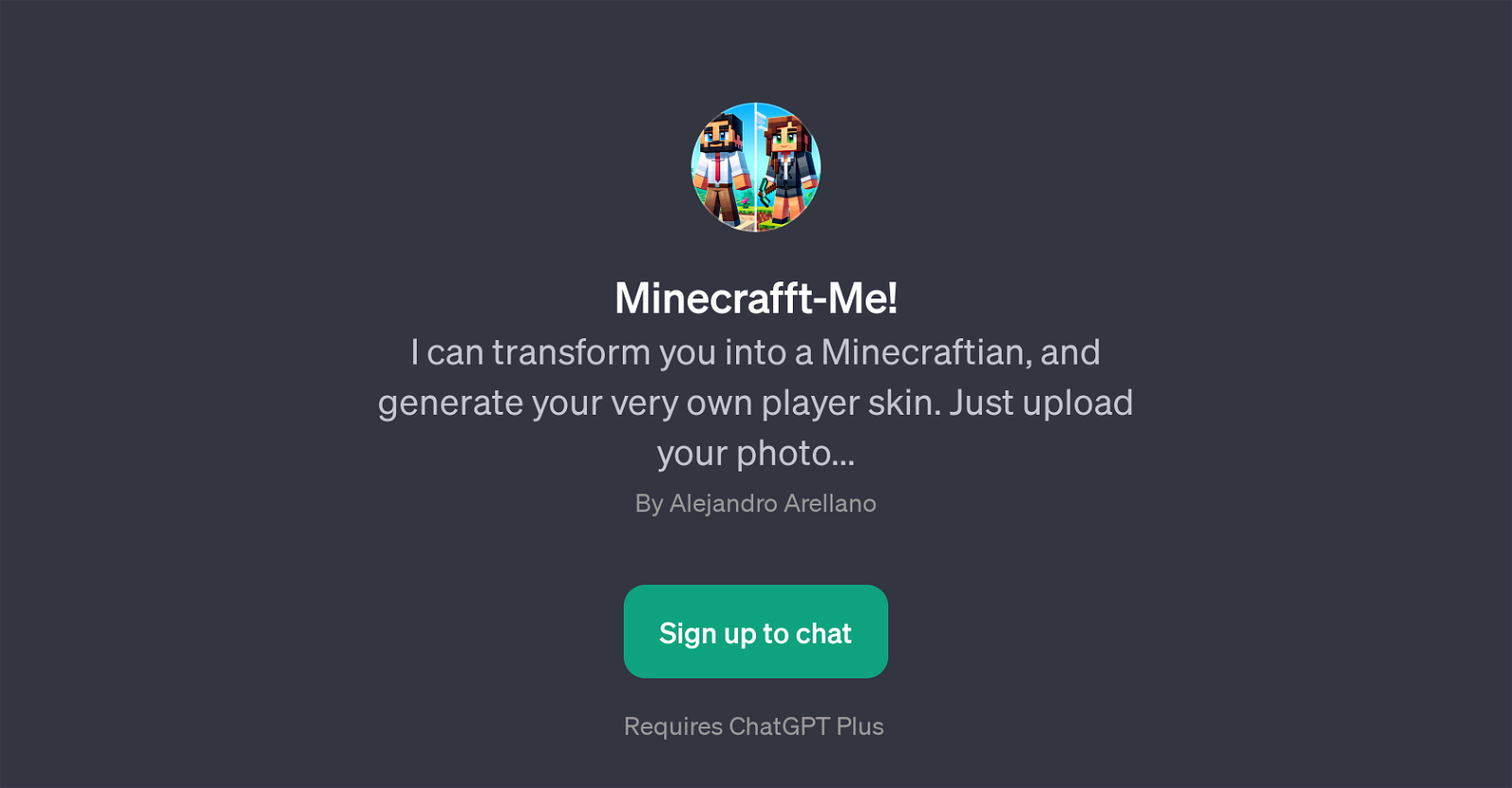 Minecrafft-Me website