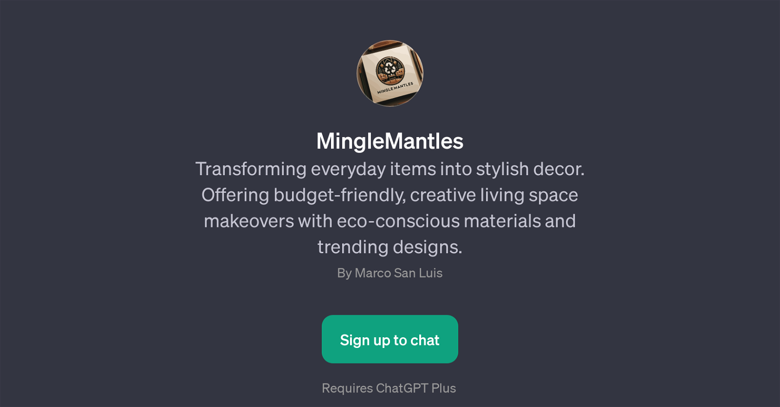 MingleMantles website