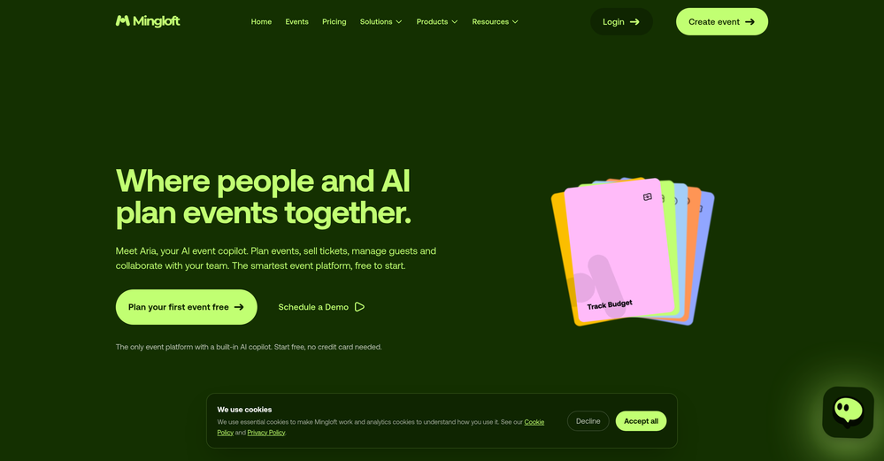 Mingloft website