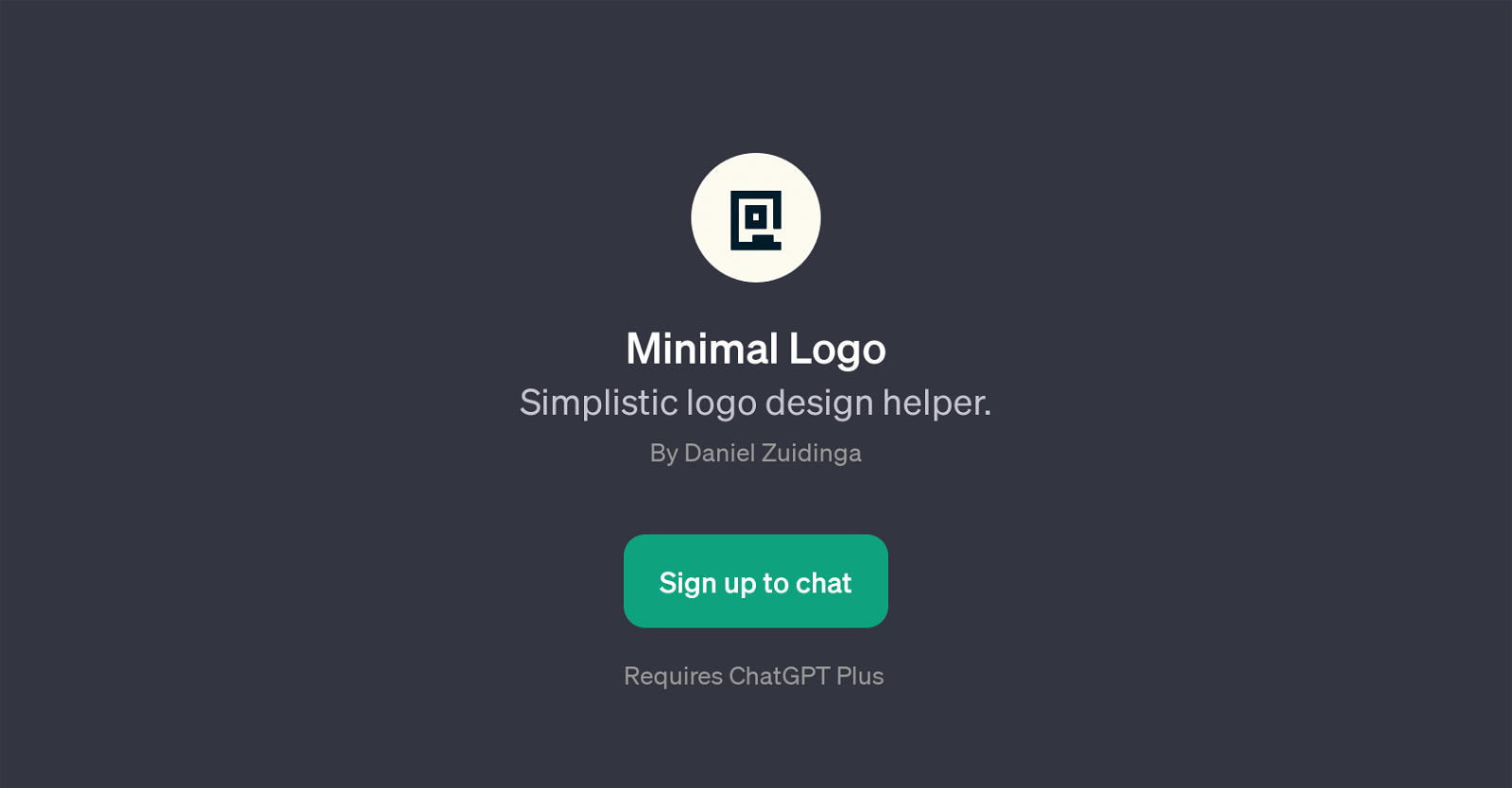 Minimal Logo website