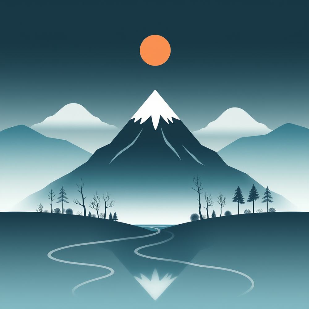 Minimalist Nature Illustration website