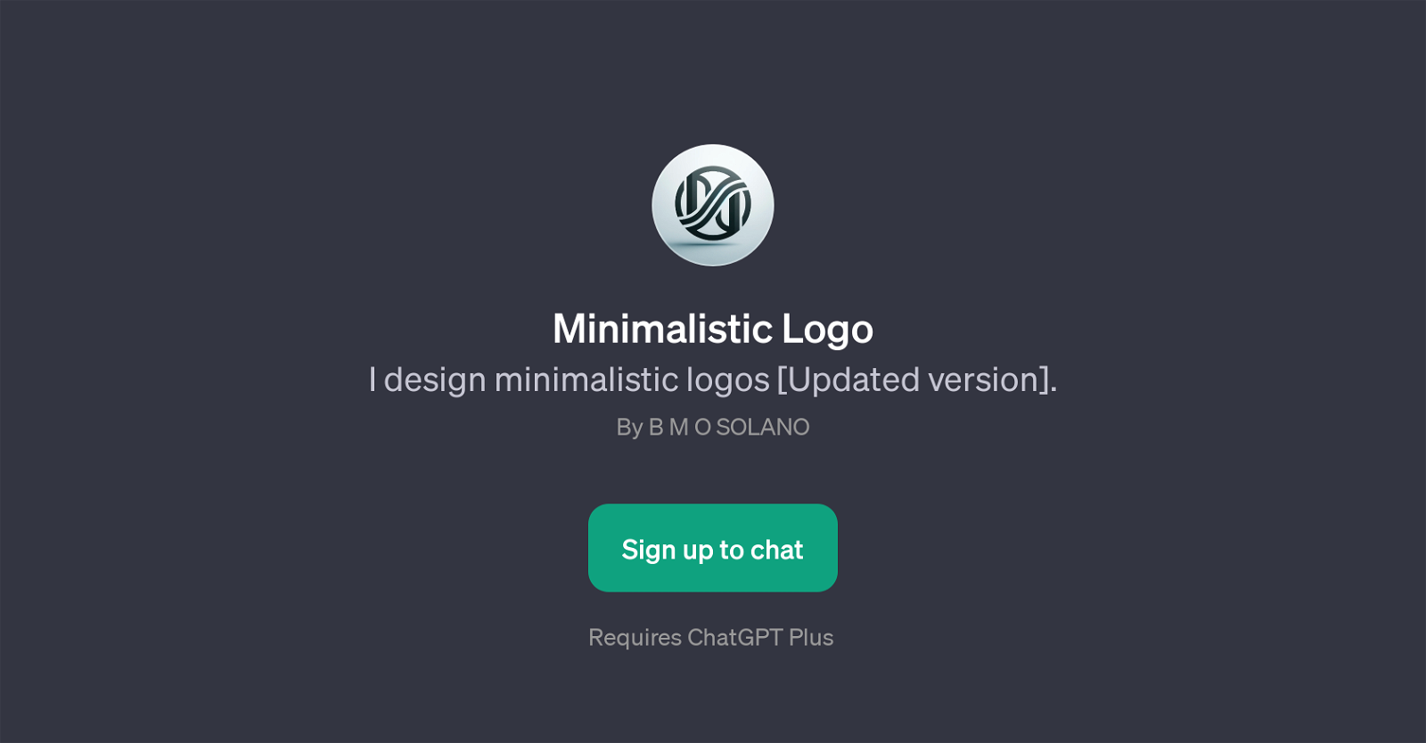 Minimalistic Logo website