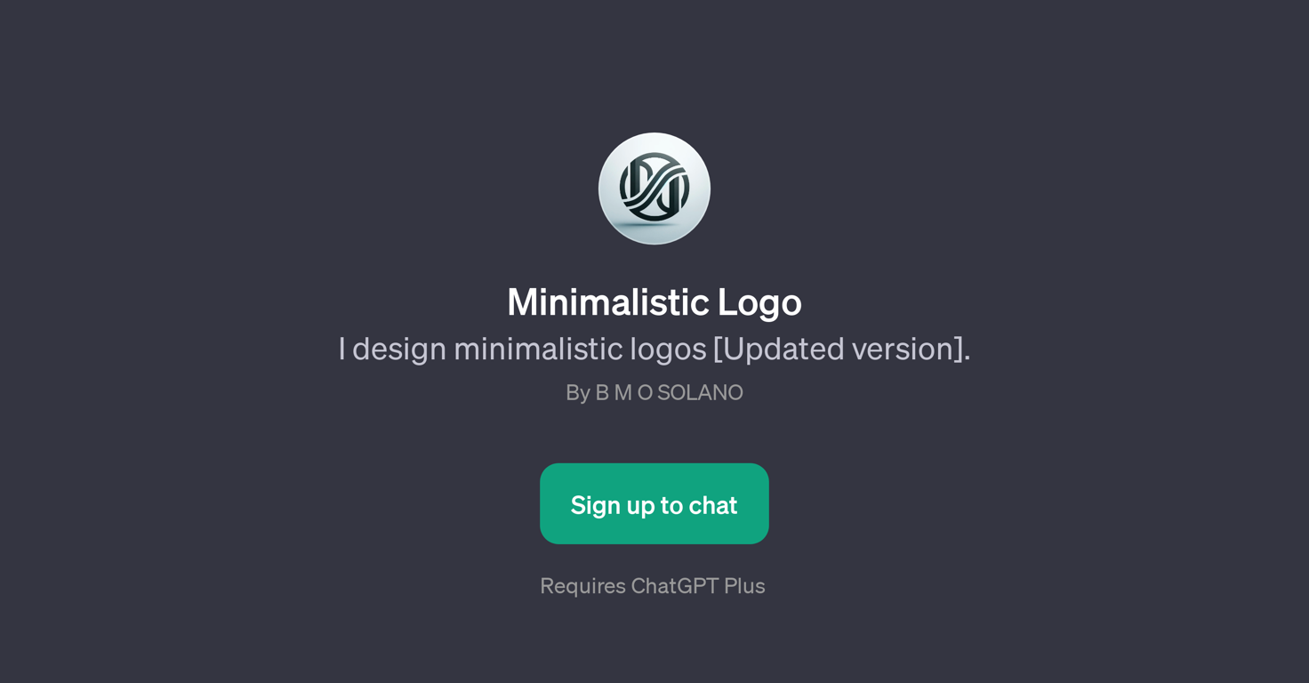 Minimalistic Logo website
