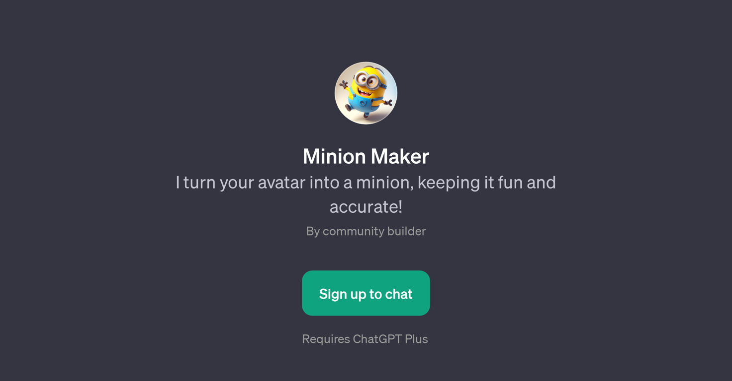 Minion Maker website