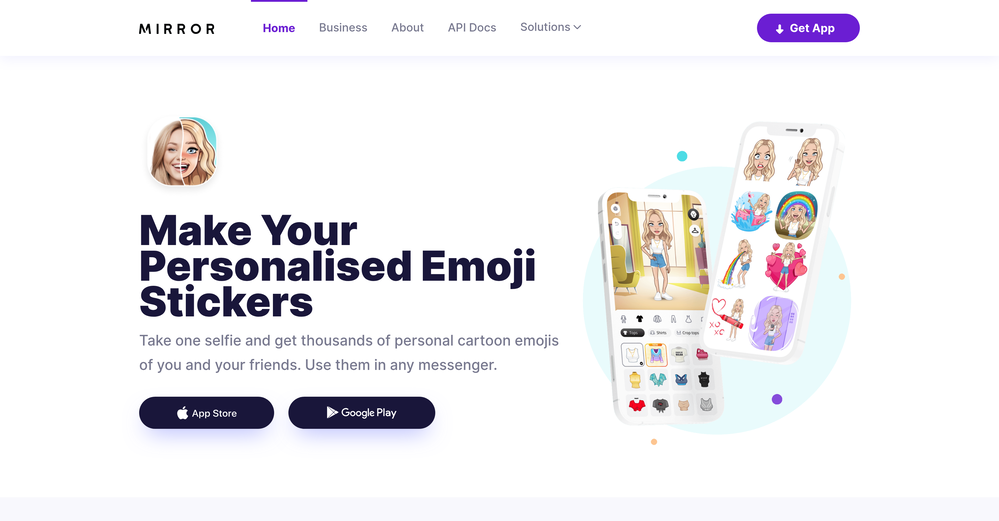 Mirror AI website