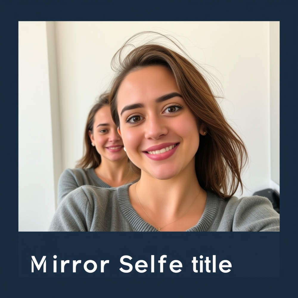 Mirror Selfie Title Generator website