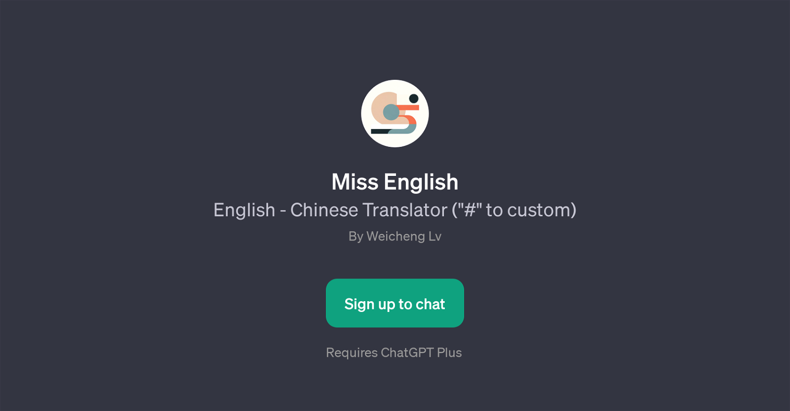 Miss English website