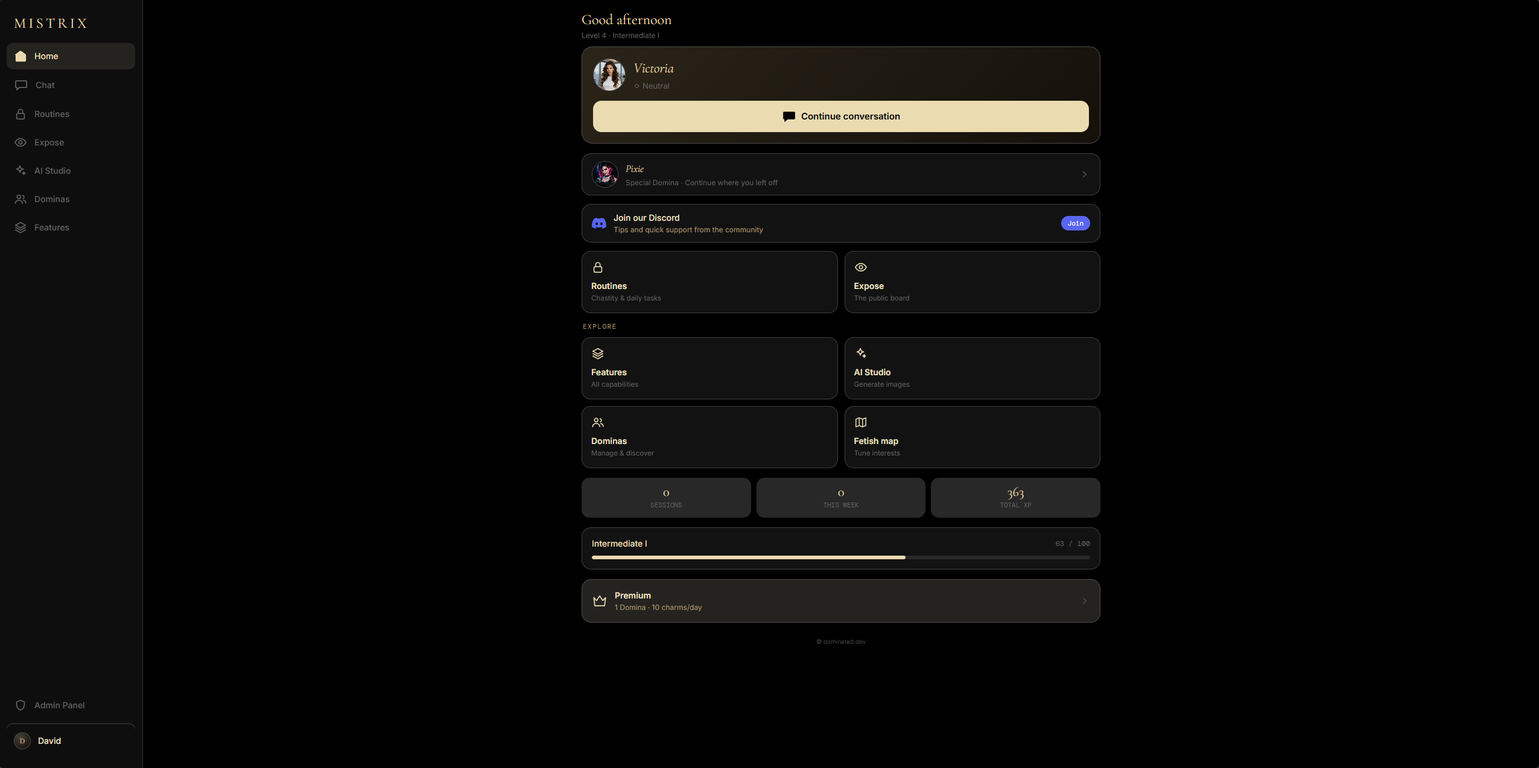 Mistrix website