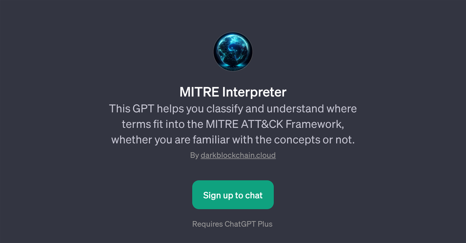 MITRE Interpreter website
