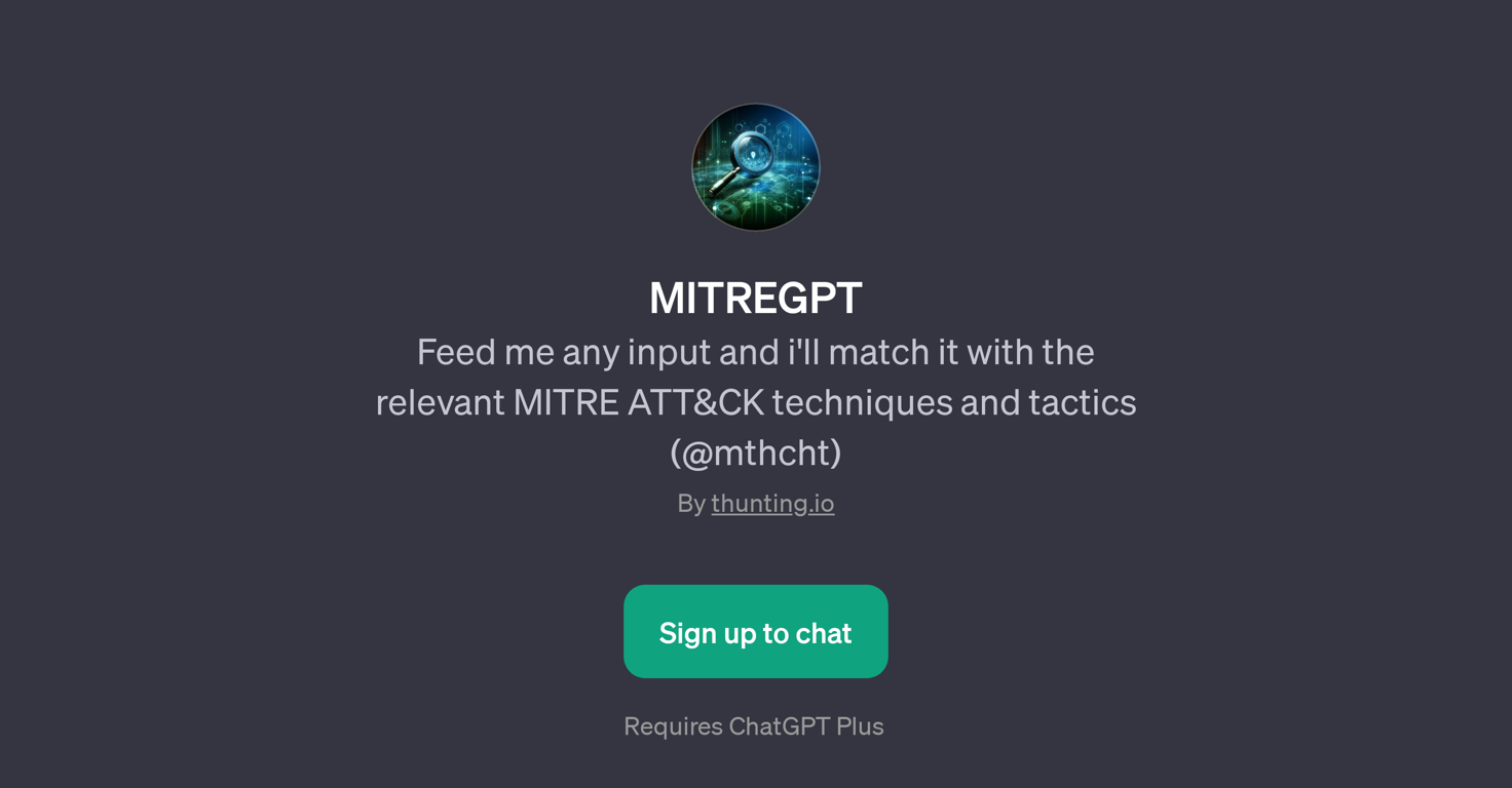 MITREGPT website