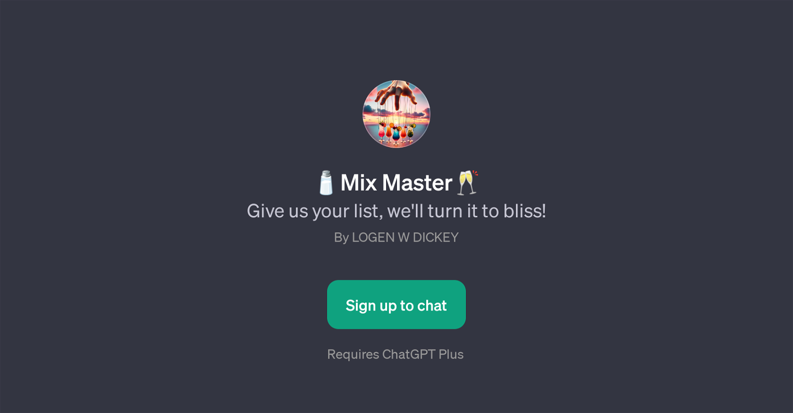 Mix Master website