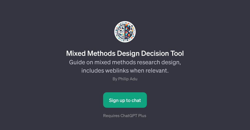 Mixed Methods Design Decision Tool GPT website