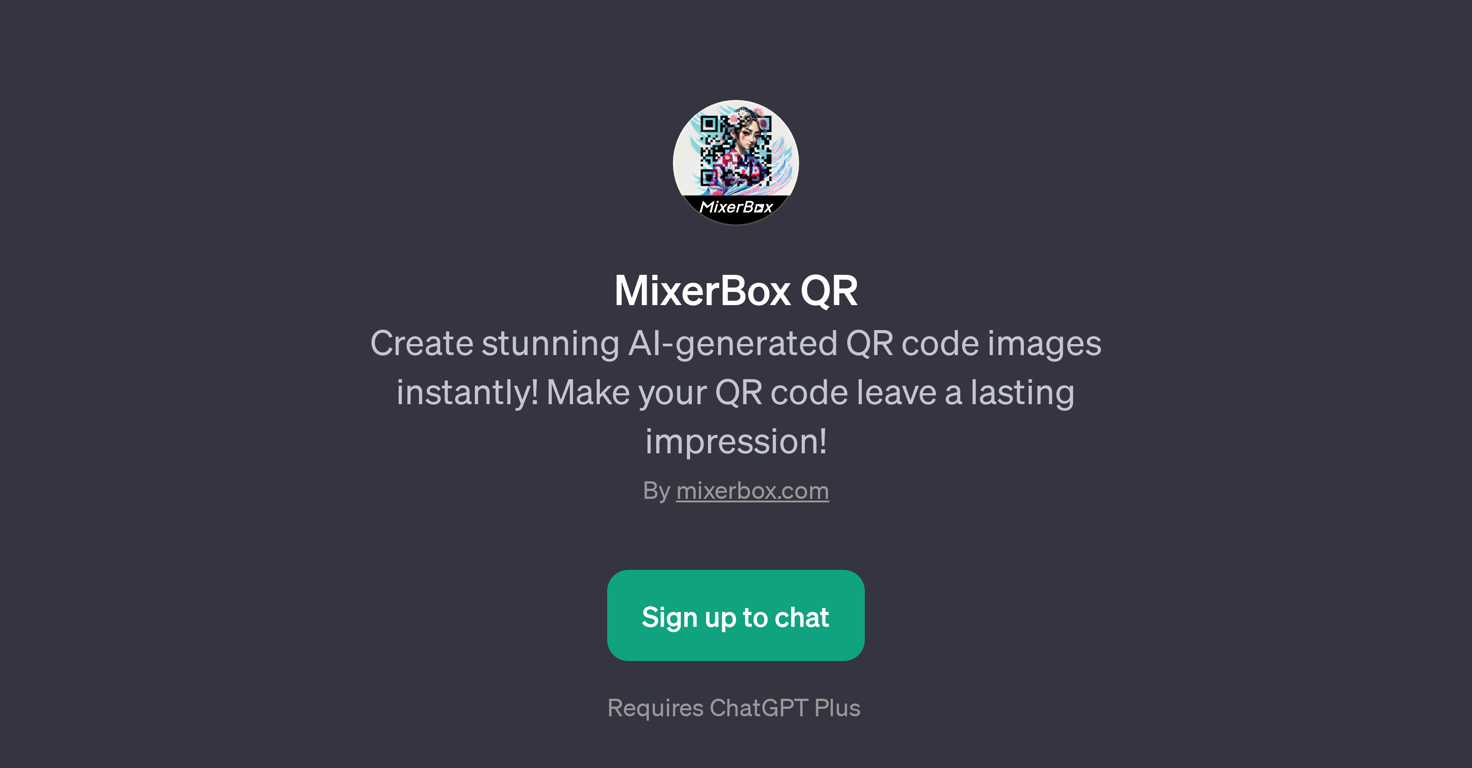 MixerBox QR website