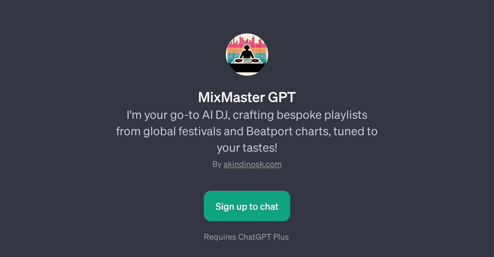 MixMaster GPT website