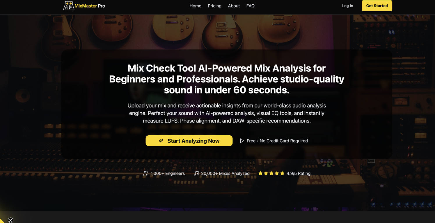 MixMaster Pro website